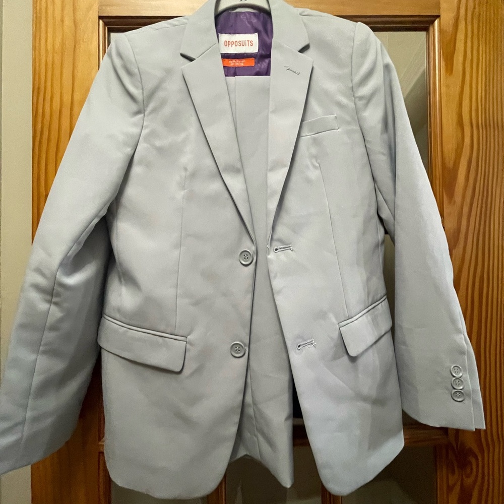 OppoSuits Light Gray Blazer